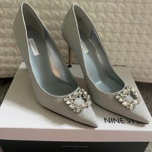 Nine West Glitter Heels